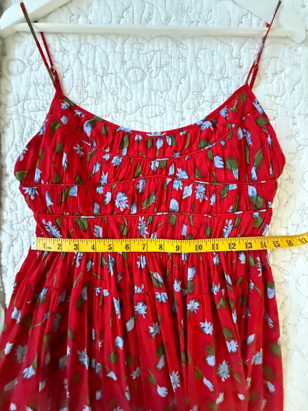JCREW Tiered dress in brushed daisy print size XS - Picture 5 of 6